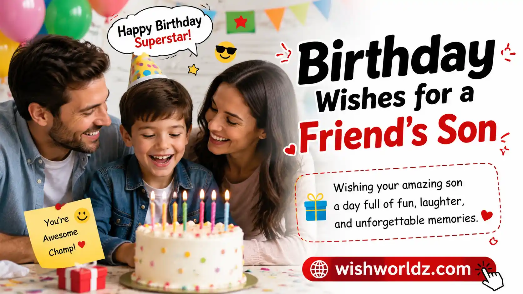 Birthday Wishes for a Friend’s Son