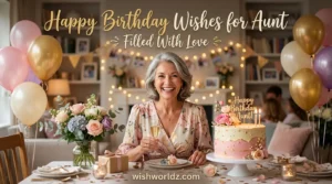 Happy Birthday Wishes for Aunt