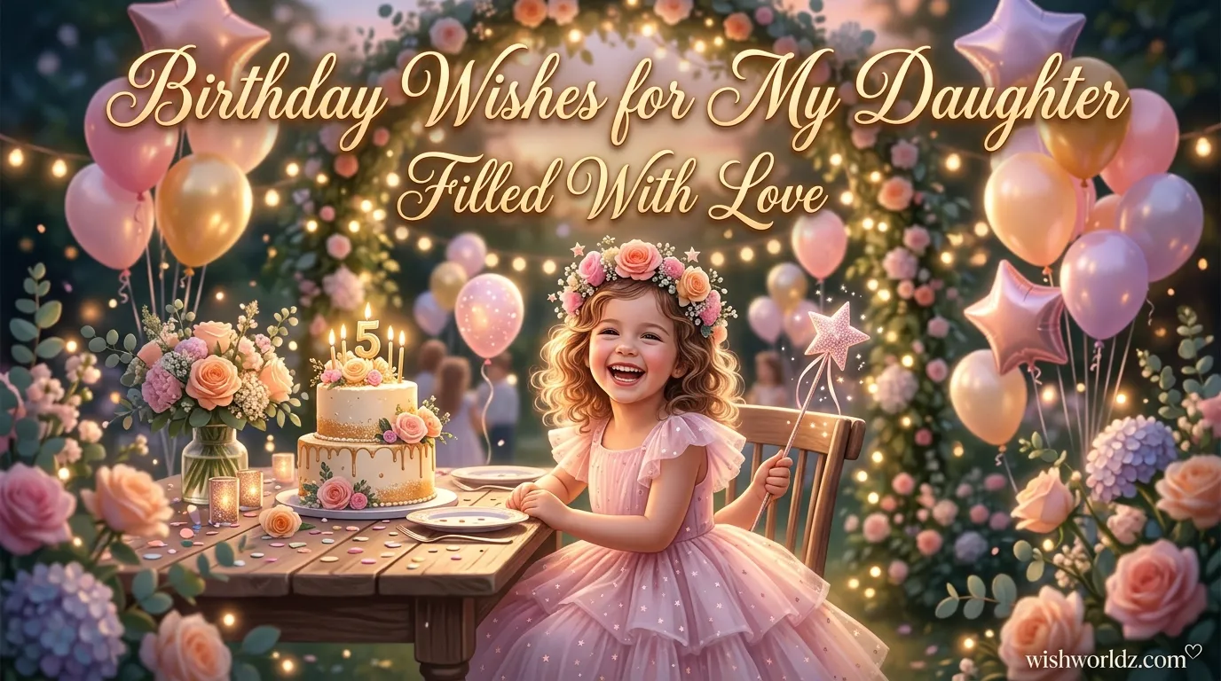 Birthday Wishes for My Daughter
