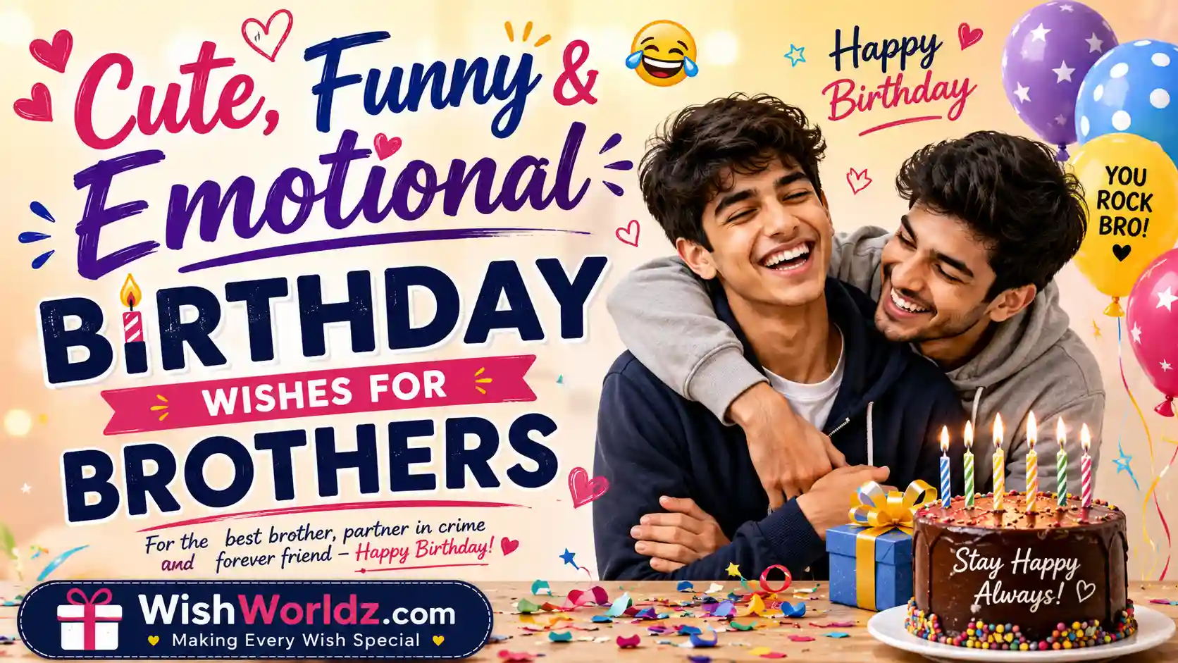 Birthday Wishes for Brothers