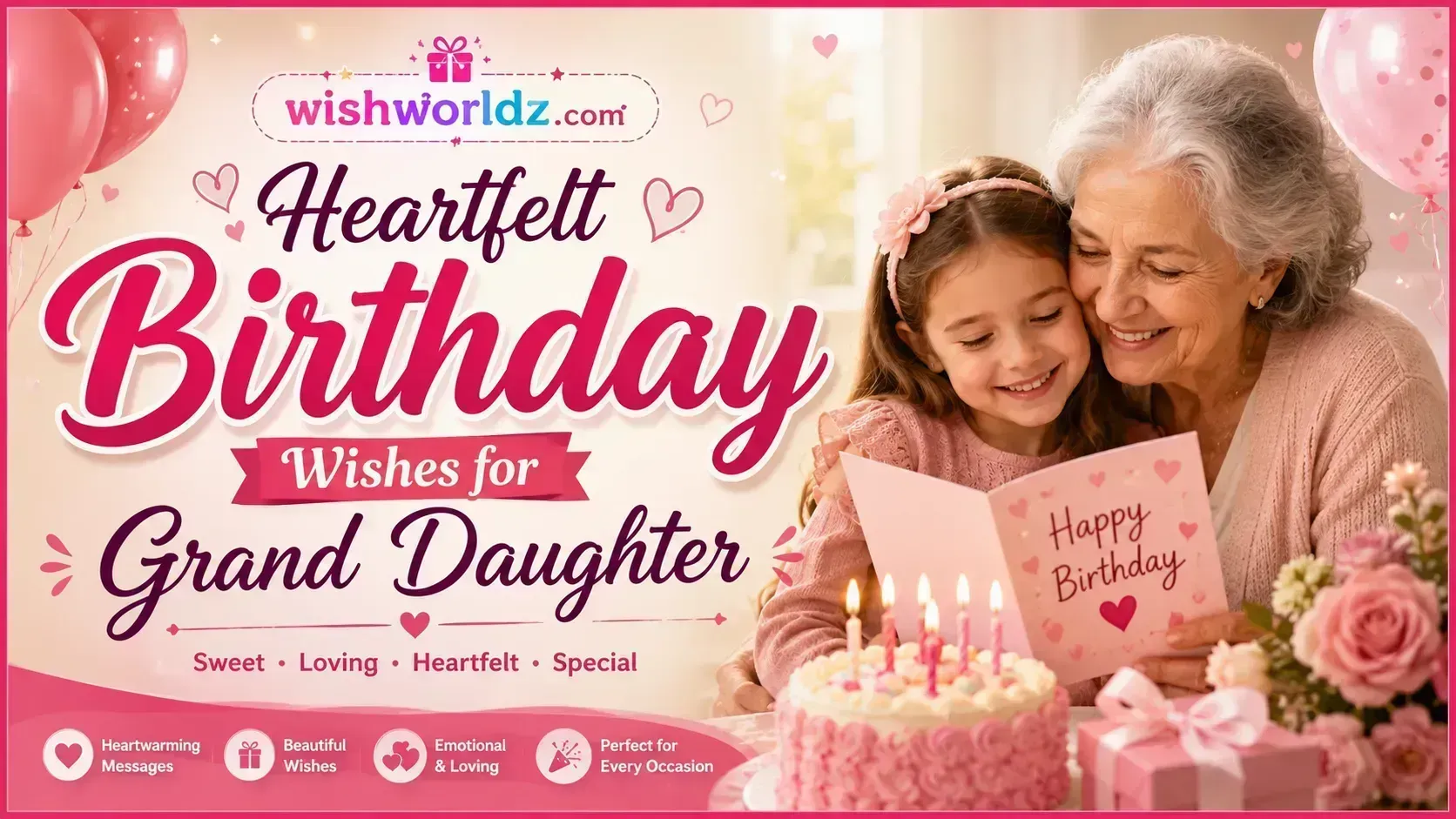 Birthday Wishes for Grand Daughter