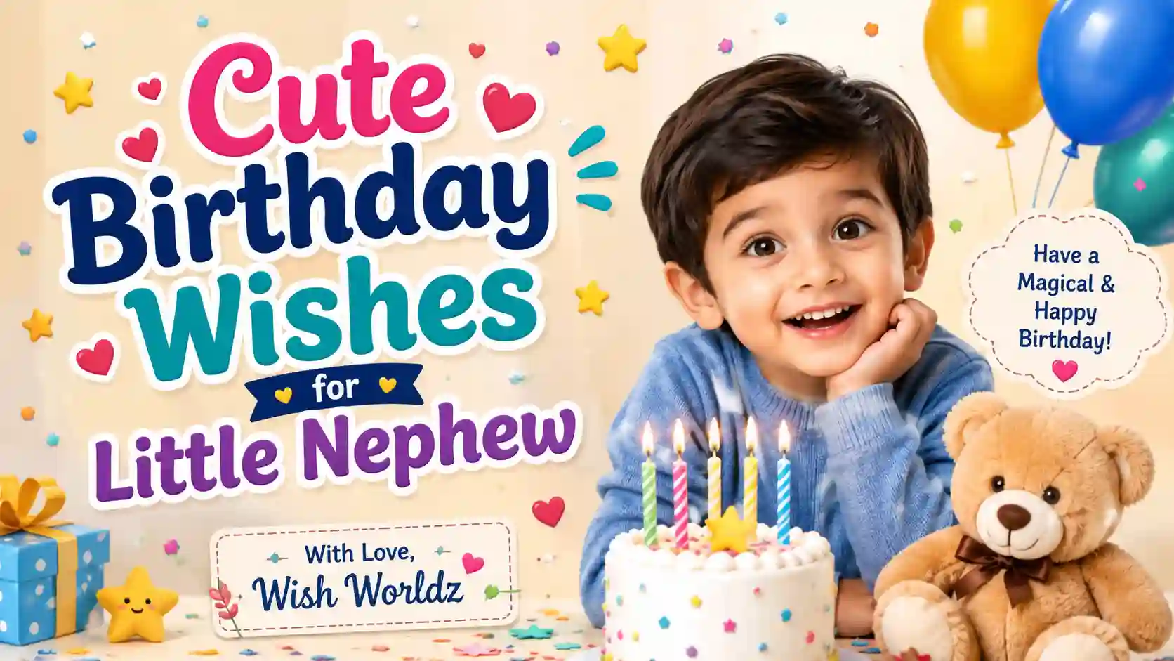 Birthday Wishes for Little Nephew