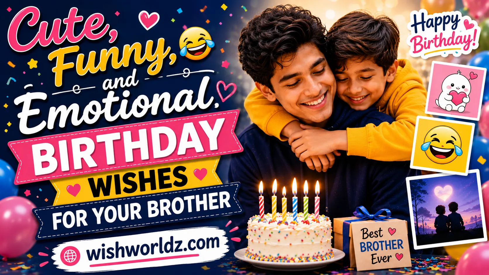 Emotional Birthday Wishes for Your Brother