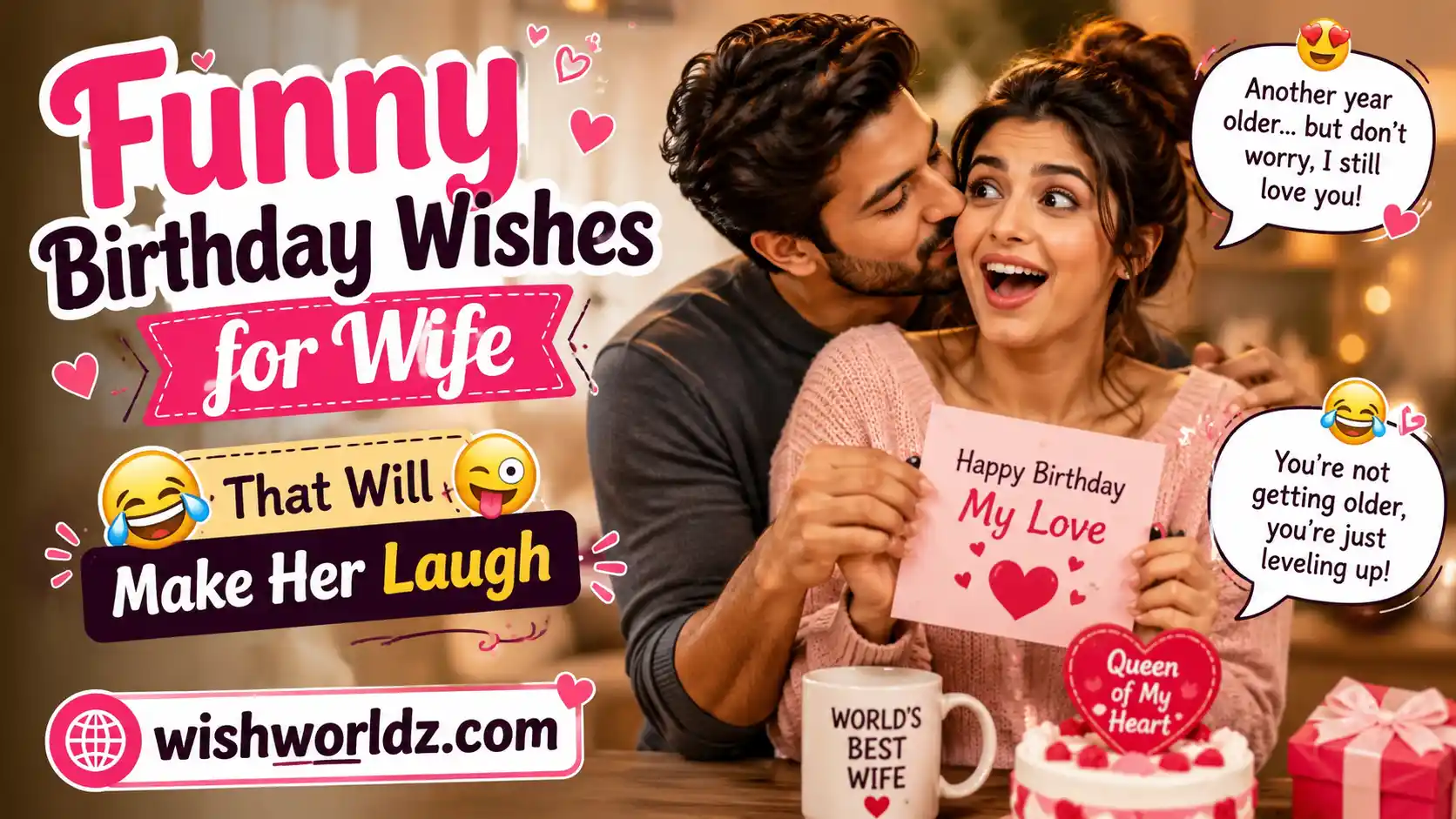 Funny Birthday Wishes for Wife