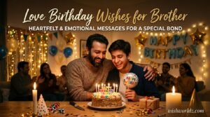 Love Birthday Wishes for Brother