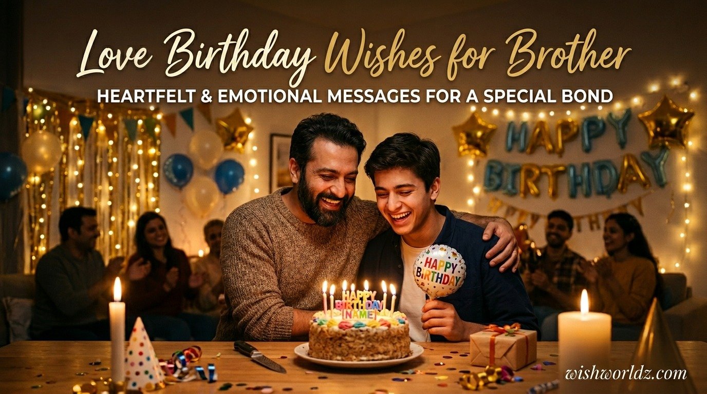 Love Birthday Wishes for Brother