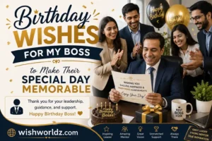 Birthday Wishes for My Boss
