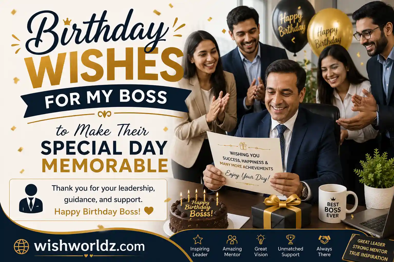 Birthday Wishes for My Boss